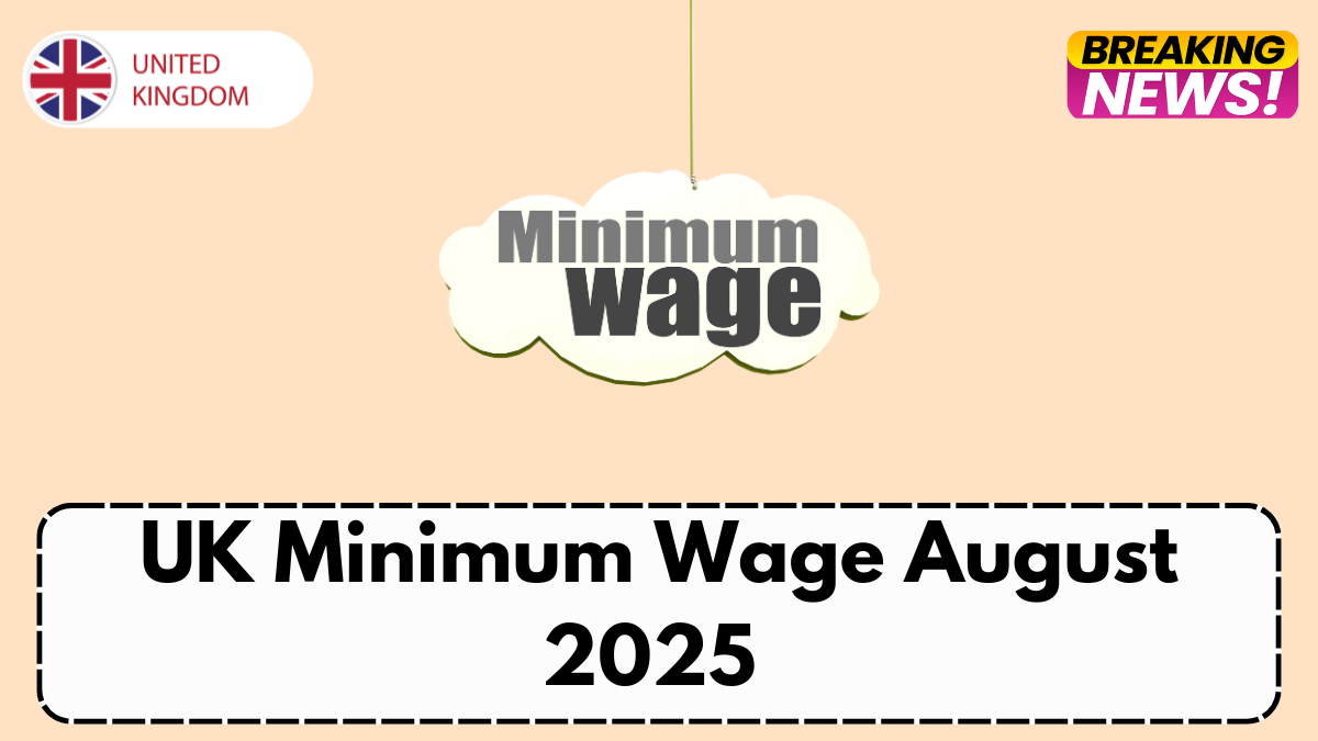 UK Minimum Wage August 2025 – Updated Hourly Rates by Age Group