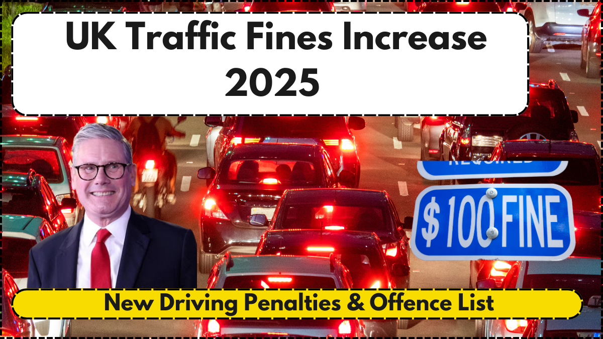 UK Traffic Fines Increase 2025 – New Driving Penalties & Offence List