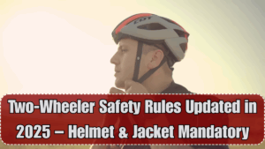 Two-Wheeler Safety Rules Updated in 2025 – Helmet & Jacket Mandatory